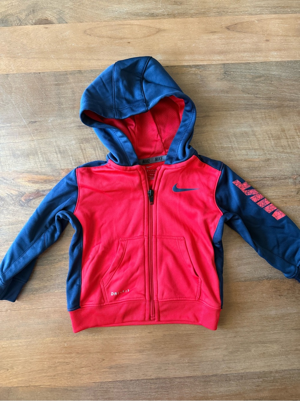 💥2/$20 Nike Kids Zip-Up Hoodie Jacket - 12 month baby boy